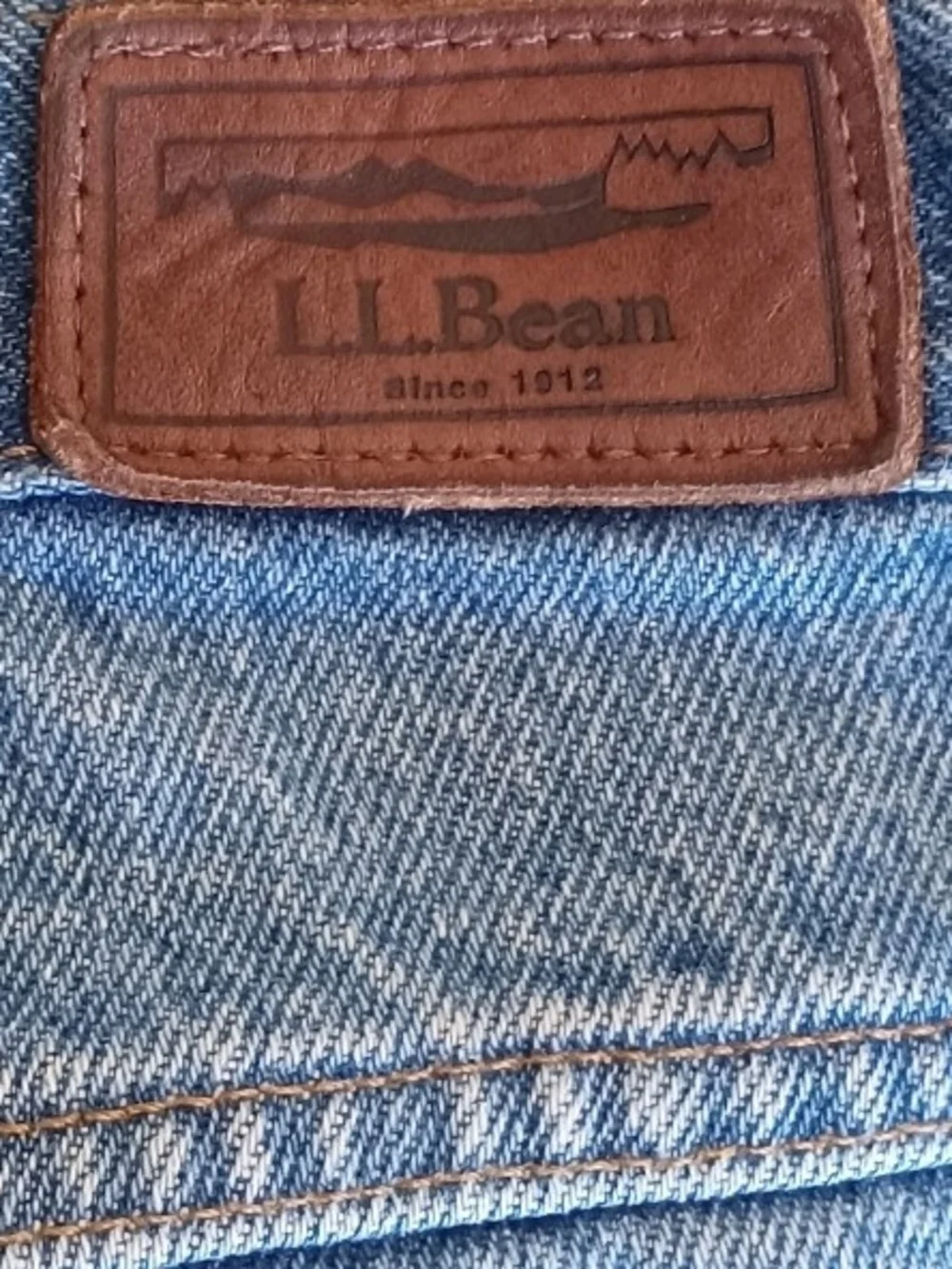 L.L. Bean Men’s Light Blue Slim Straight Jeans